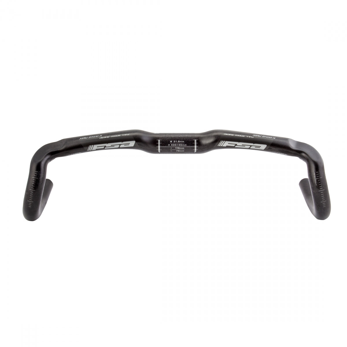 FULL SPEED AHEAD HBAR FSA KWING AGX Di2 31.8x40 BK CRBN - FULL SPEED AHEAD