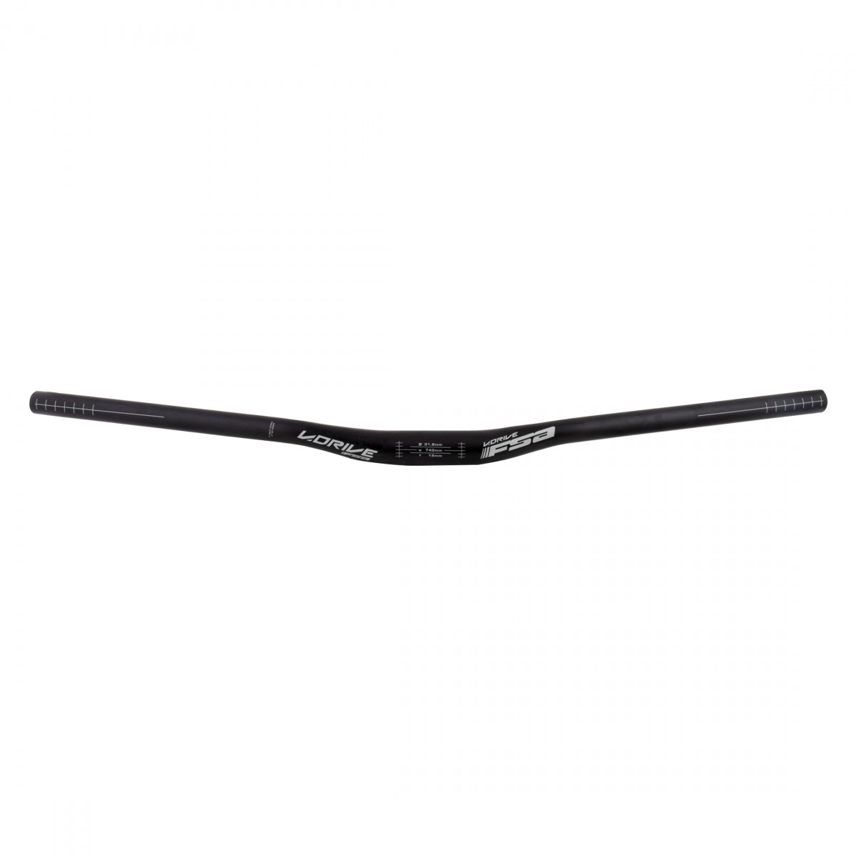 FULL SPEED AHEAD HBAR FSA V-DRIVE MTN RISER 31.8x15x740 BK (J) - FULL SPEED AHEAD