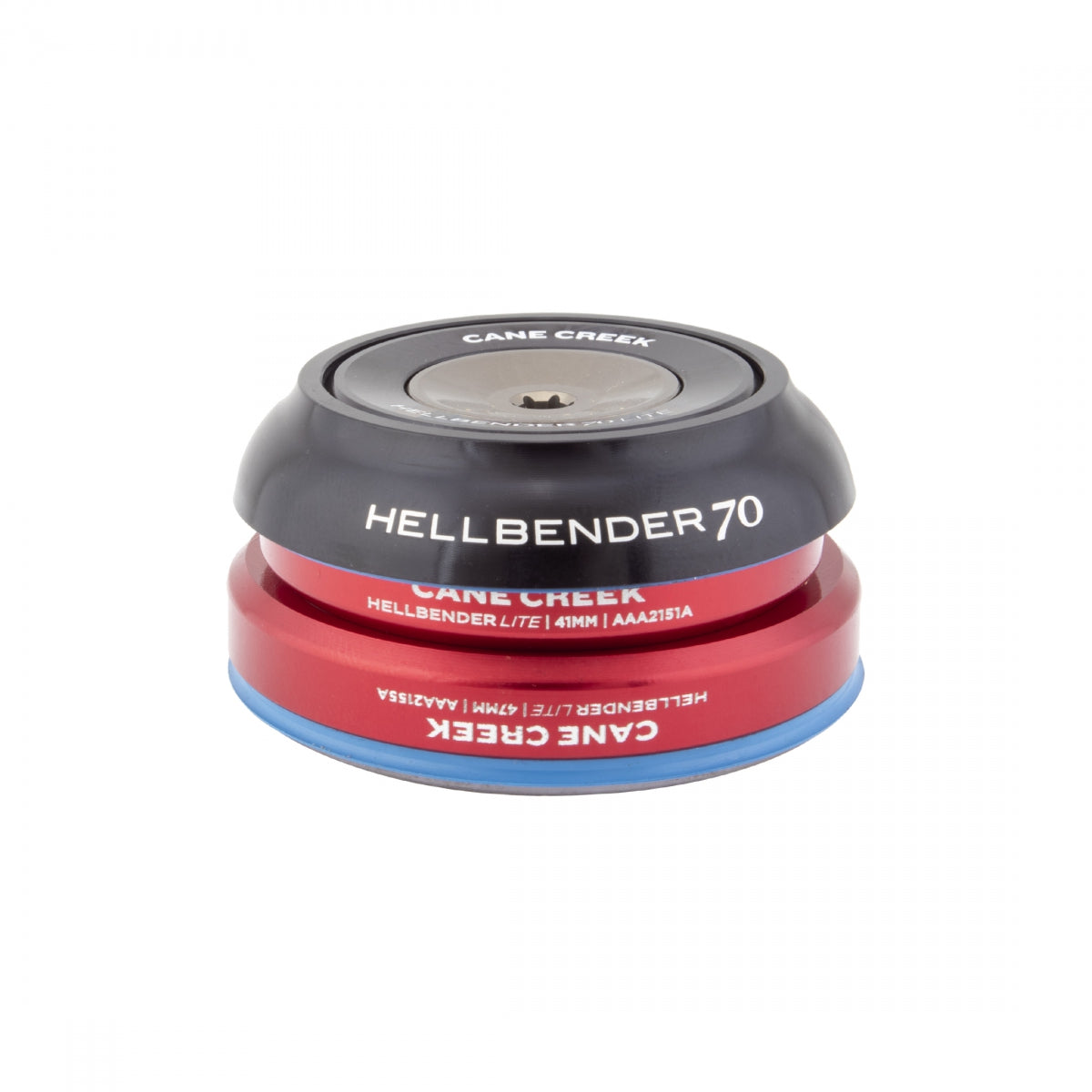CANE CREEK HEADSET CC INT HELLBENDER 70 LITE 1-1/8x1-1/4 BK IS41/28.6/H9|IS47/33 - CANE CREEK