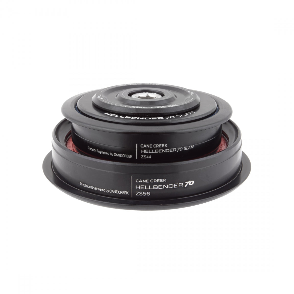CANE CREEK HEADSET CC SEMI-INT HELLBENDER 70 SLAM 1-1/8x1.5 BK ZS44/28.6/H2|ZS56/40 - CANE CREEK