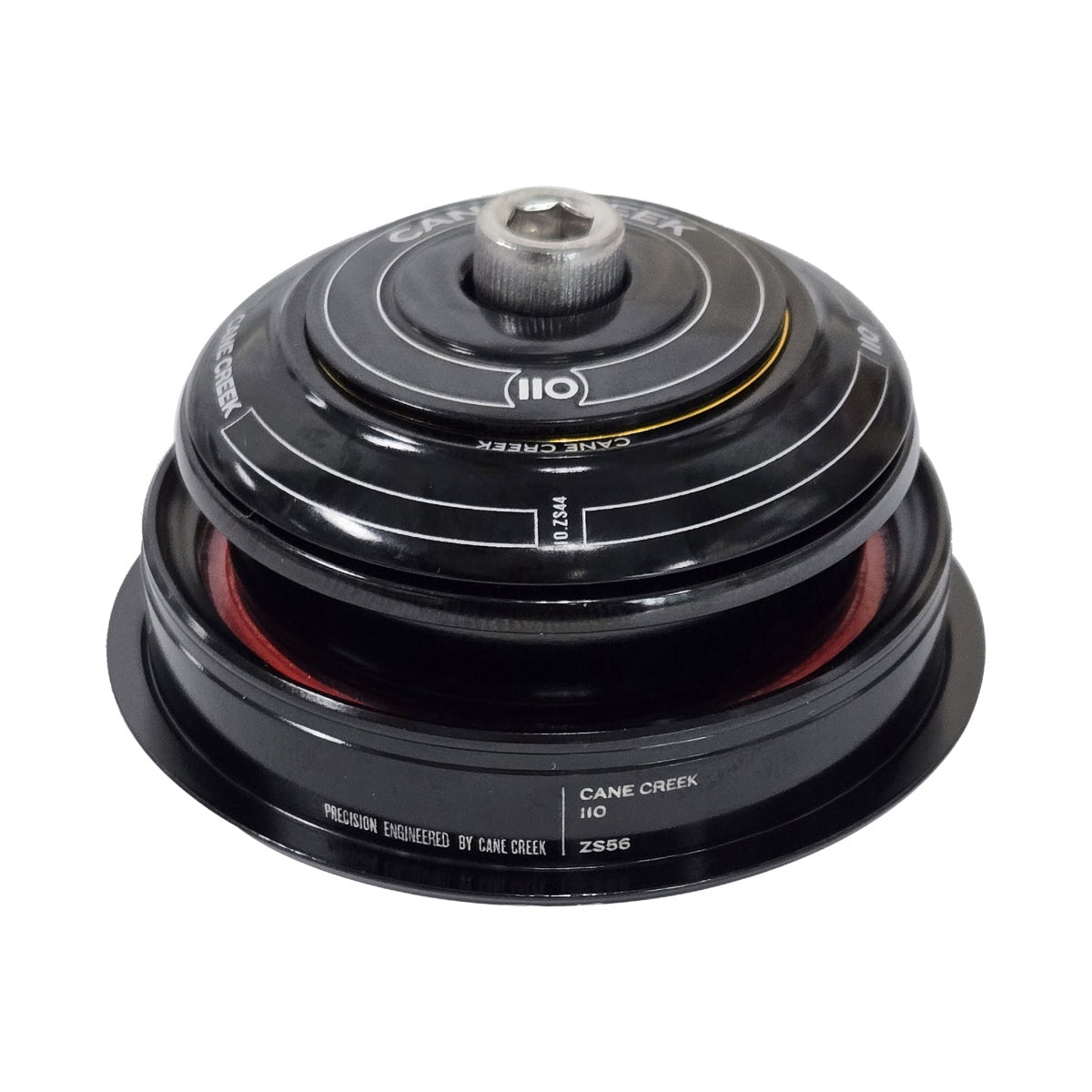 CANE CREEK HEADSET CC SEMI-INT 110SERIES 1-1/8x1.5 BK  ZS44/28.6|ZS56/40 - CANE CREEK