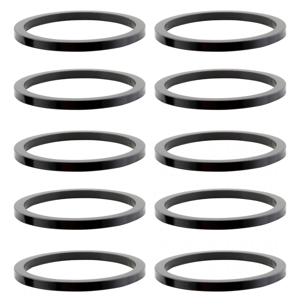 ORIGIN8 HEAD PART OR8 SPACER ALY 2mmx1in BK Bgof10 - ORIGIN8