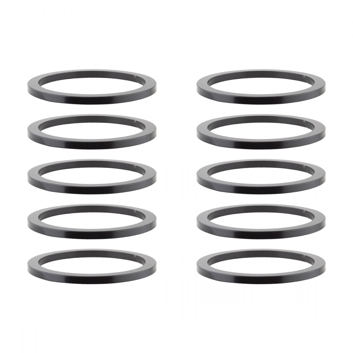 ORIGIN8 HEAD PART OR8 SPACER ALY 2mmx1-1/8 BK BGof10 - ORIGIN8