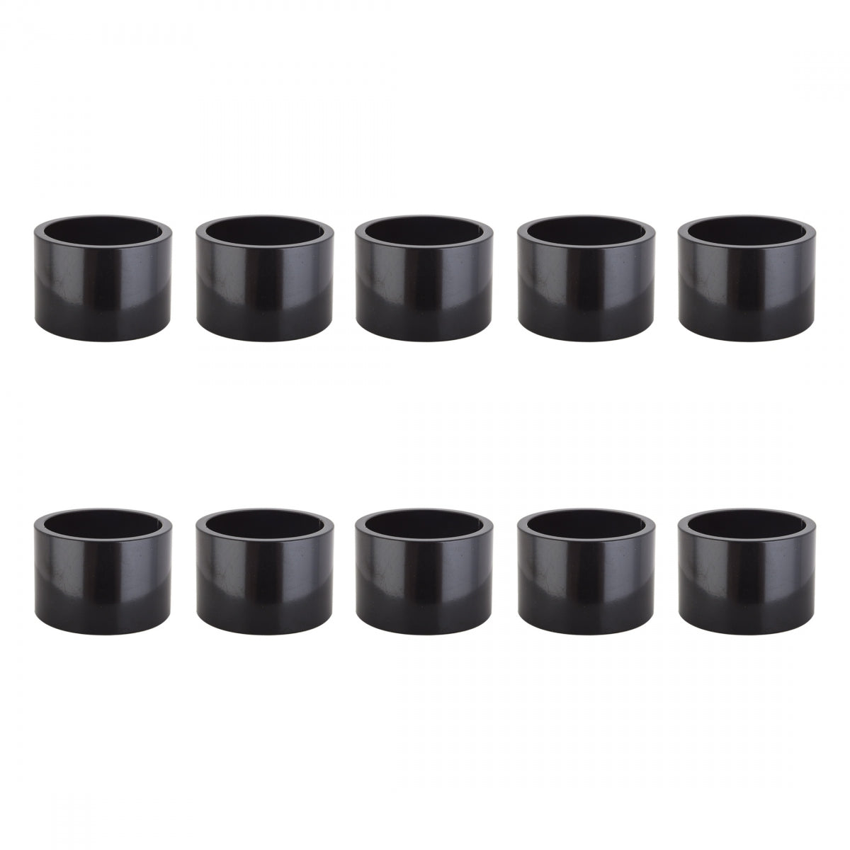 ORIGIN8 HEAD PART OR8 SPACER ALY 20mmx1in BK BGof10 - ORIGIN8