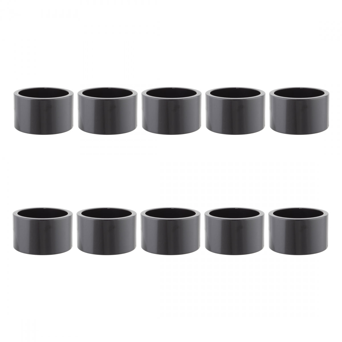ORIGIN8 HEAD PART OR8 SPACER ALY 20mmx1-1/8 BK JRof10 - ORIGIN8