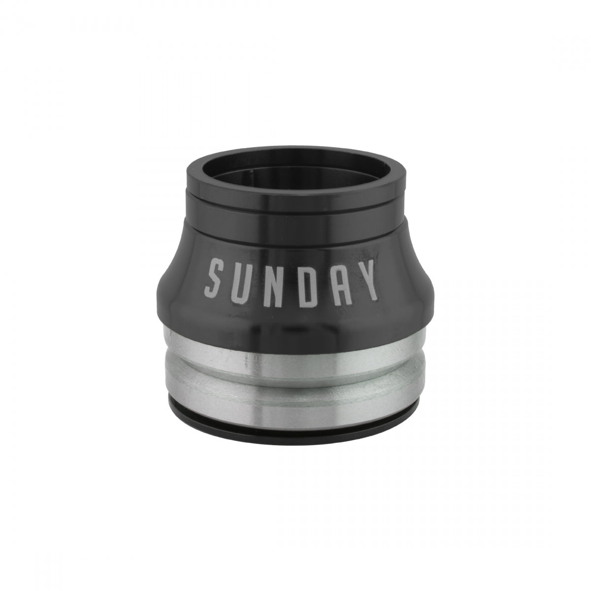 SUNDAY HEADSET SUNDAY INT HIGH 15mm MX 1-1/8 CMPY45d BK w/CONICAL SPACER - SUNDAY