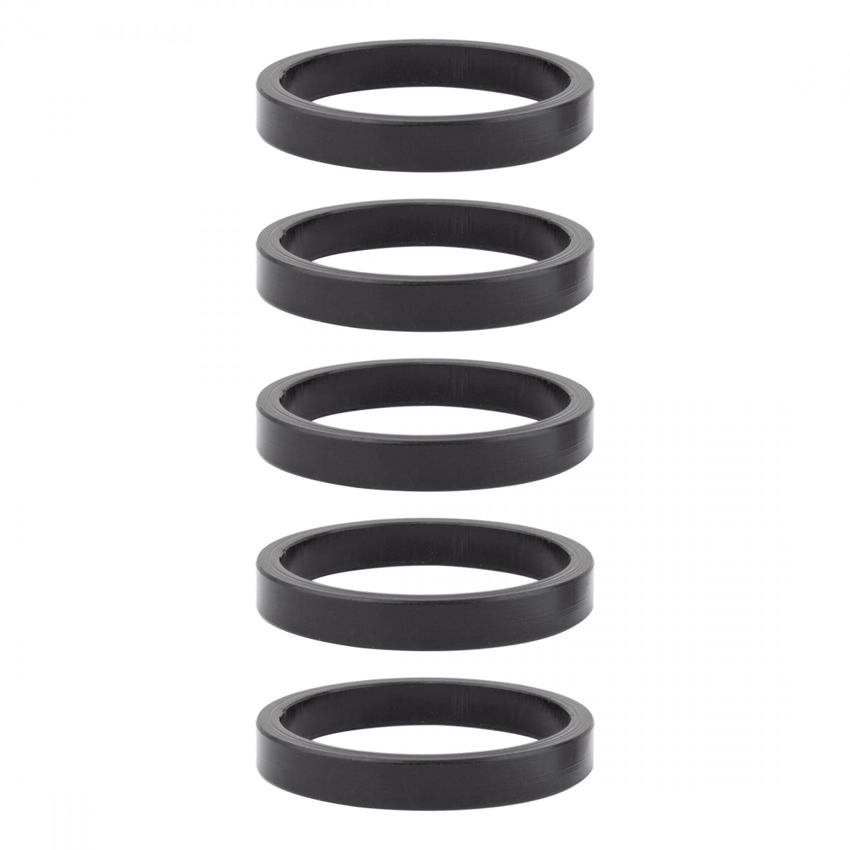 WHEELS MANUFACTURING HEAD PART WMFG SPACER ALY 5mmx1-1/8 BK BGof5 - WHEELS MANUFACTURING