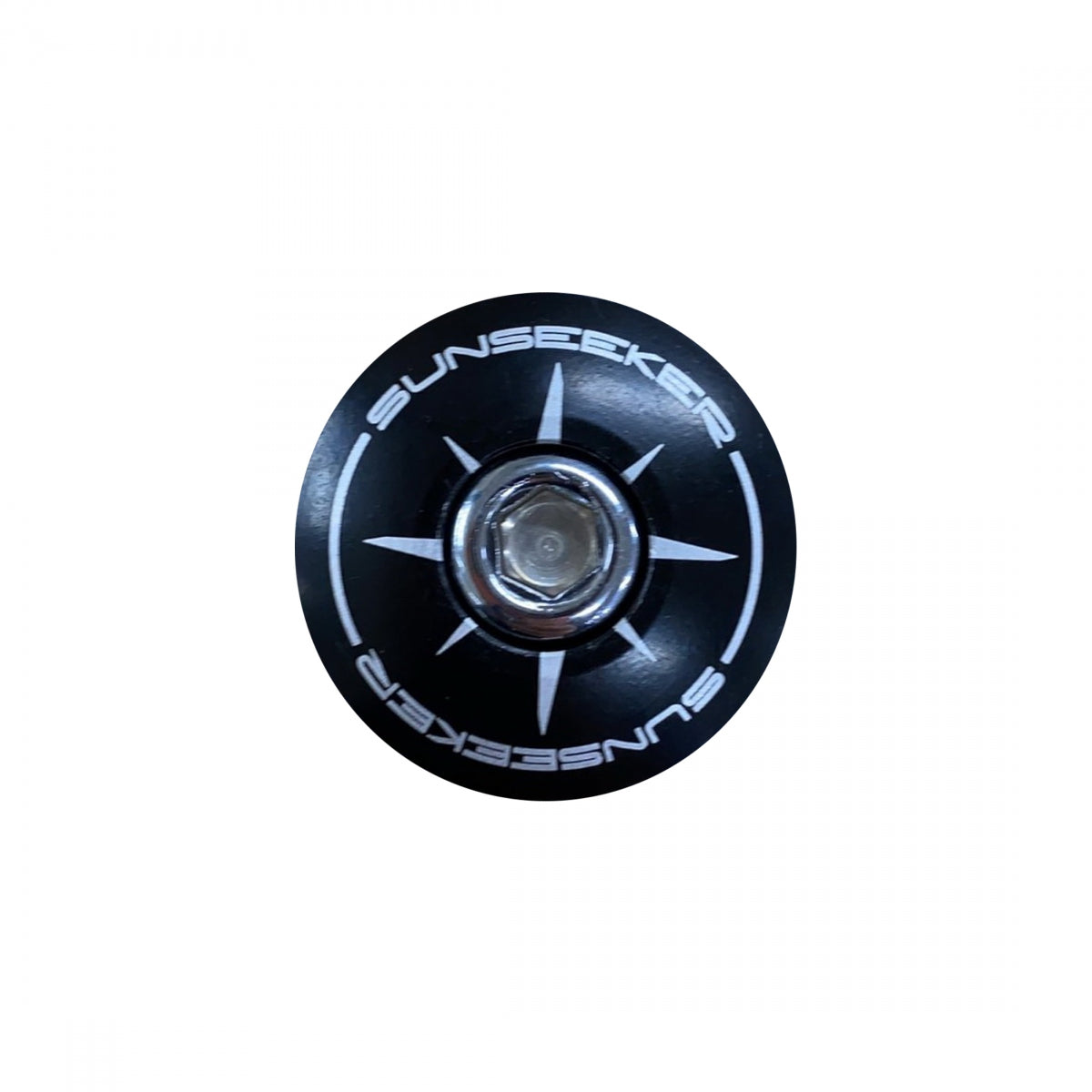 SUN SEEKER REC REP HEADSET & DER TUBE CAP SUNSEEKER 1-1/8 ALY BK w/HARDWARE - SUN SEEKER