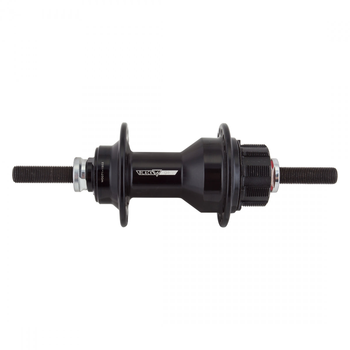 BLACK OPS HUB Rear BK-OPS MX3100 BO 1sCAS 36x3/8 SB BK w/16tx1/8COG/LK-RING - BLACK OPS