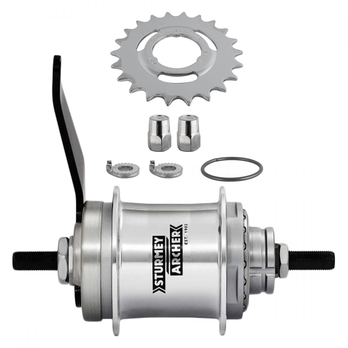 STURMEY ARCHER HUB Rear S/A 2sp S2C 36CB ALY KICKSHIFront SLw/21T COG - STURMEY ARCHER