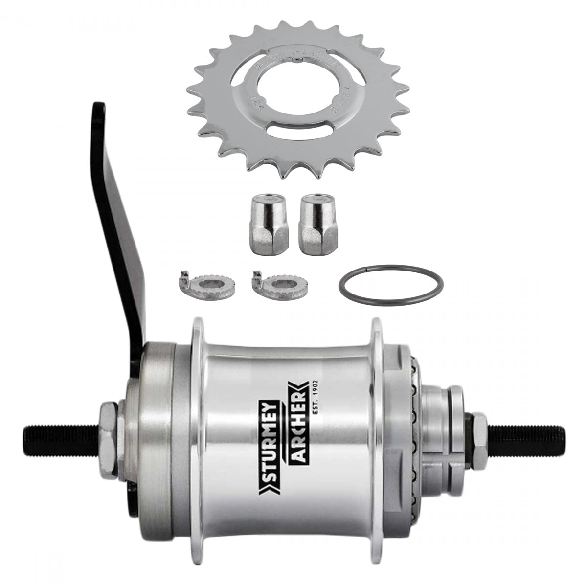 STURMEY ARCHER HUB Rear S/A 2sp S2C 32CB ALY KICKSHIFront SL 22T 162/116mm - STURMEY ARCHER