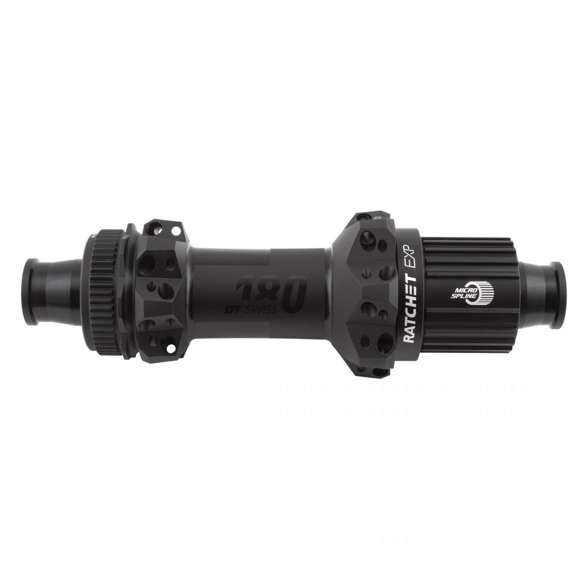 DT SWISS HUB Rear DT 180 STRAIGHT PULL MTB 28x148x12mmTA CL 12sCAS MICROSPLINE RATCHET EXP BK (K) - DT SWISS