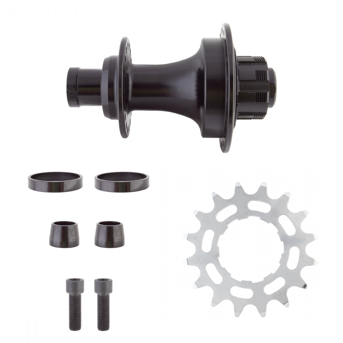 BLACK OPS HUB Rear BK-OPS MX3200 BOLT TYPE 1sCAS 28SB BK w/16tx3/32COG/LK-RING - BLACK OPS