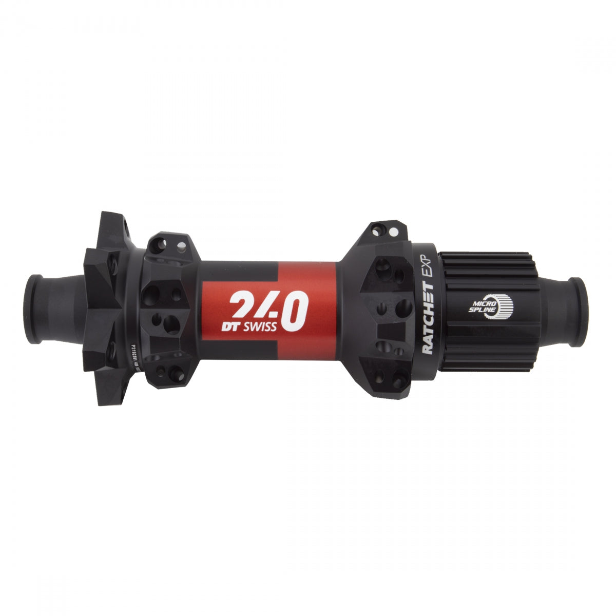 DT SWISS HUB Rear DT 240 STRAIGHT PULL MTB 28x148x12mmTA MICROSPLINE RATCHET EXP 6B BK (L) - DT SWISS