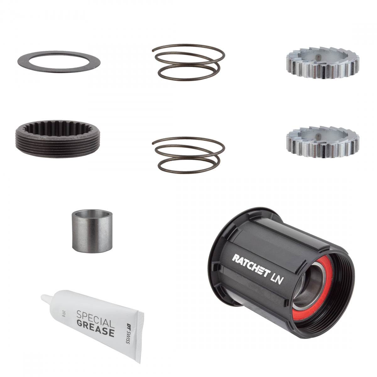 DT SWISS HUB CASS BODY DT UPGRADE KIT 3-PAWL TO RATCHET LN ALY 18T SHI 11sRD - DT SWISS