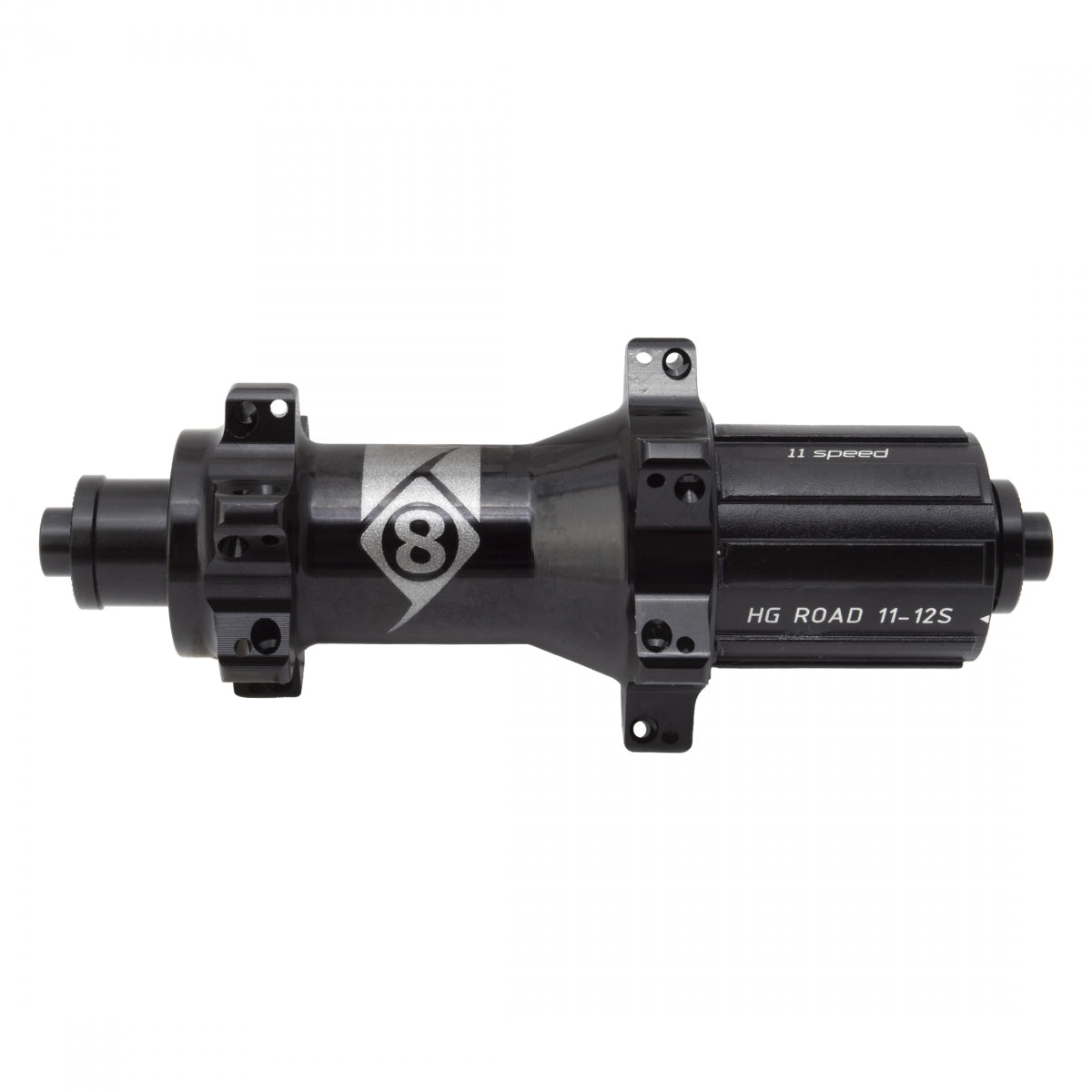 ORIGIN8 HUB Rear OR8 RD2220 ELITE II QR 24x130 11s CASS SHI HG SB BK NO SKEWER STRAIGHT PULL - ORIGIN8