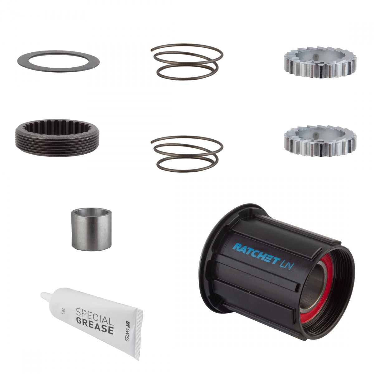 DT SWISS HUB CASS BODY DT UPGRADE KIT 3-PAWL TO RATCHET LN STL 36T SHI 11sMTB - DT SWISS