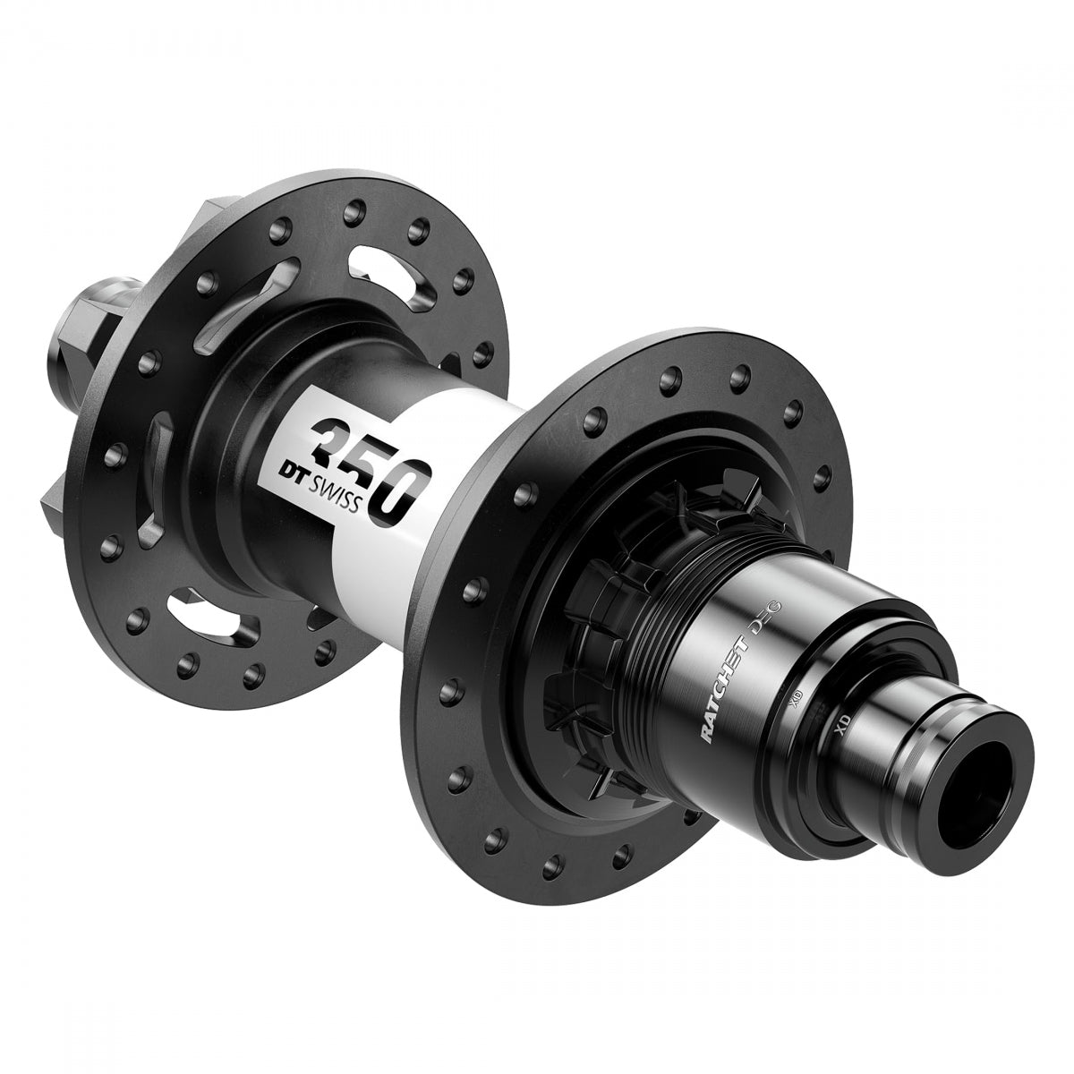 DT SWISS HUB Rear DT 350 MTB 28x148x12mmTA 6B XD RATCHET DEG 72 BK - DT SWISS