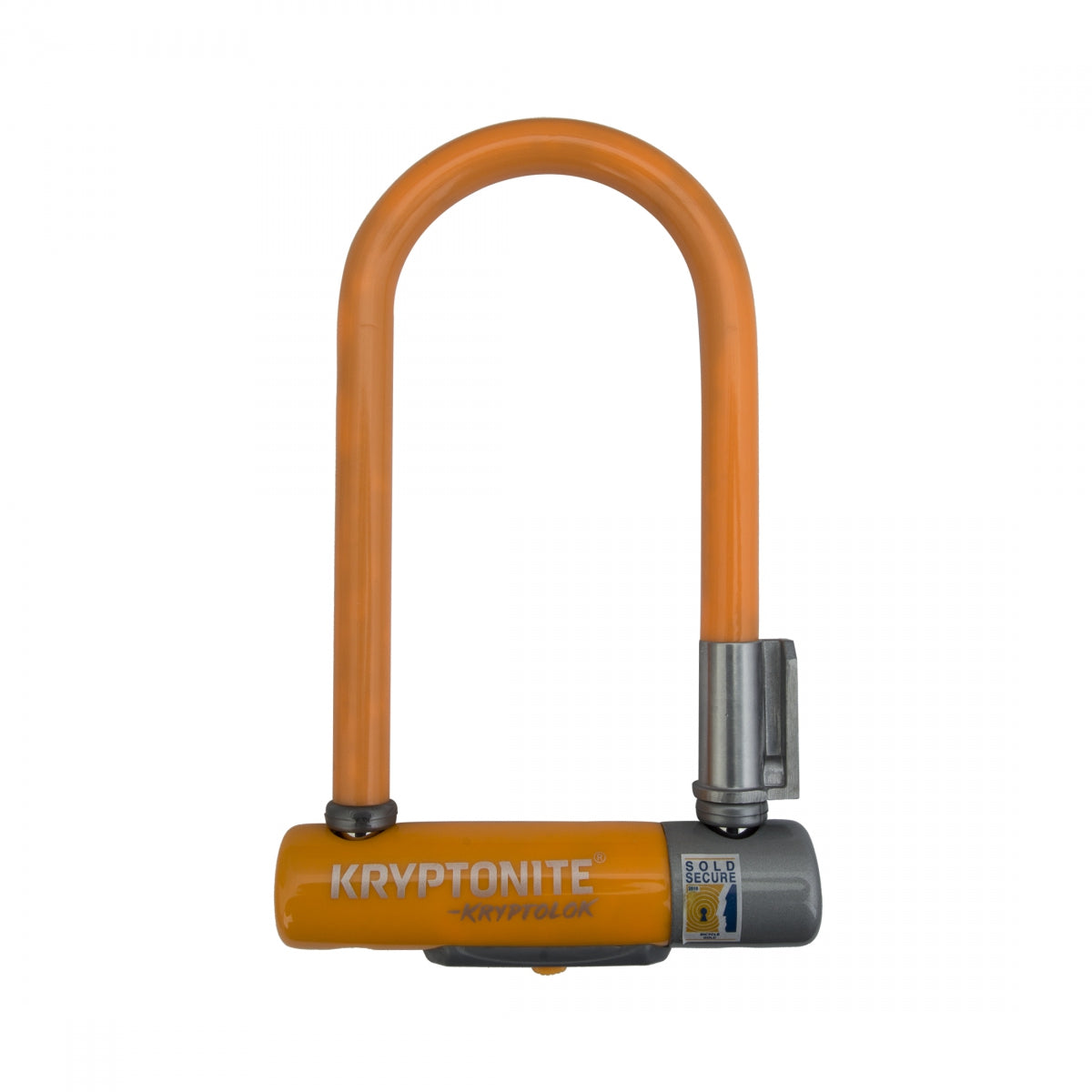 KRYPTONITE LOCK KRY U KRYPTOLOK MINI 7-7 3.25x7wBRKT L-ORANGE (I) - KRYPTONITE