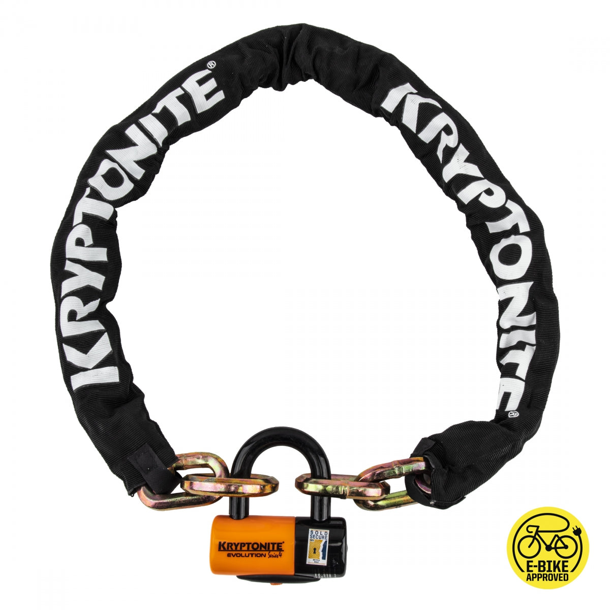 KRYPTONITE LOCK KRY CHAIN NY CINCH  RING 1213 4.25fx12mm w/EVS4 DISC 14mm - KRYPTONITE