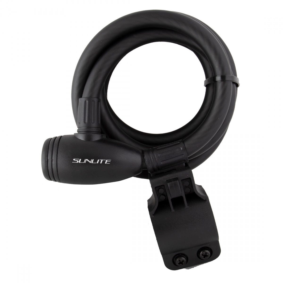 SUNLITE LOCK SUNLT CBL 12mmx6f KEY W/BKT COIL BK - SUNLITE