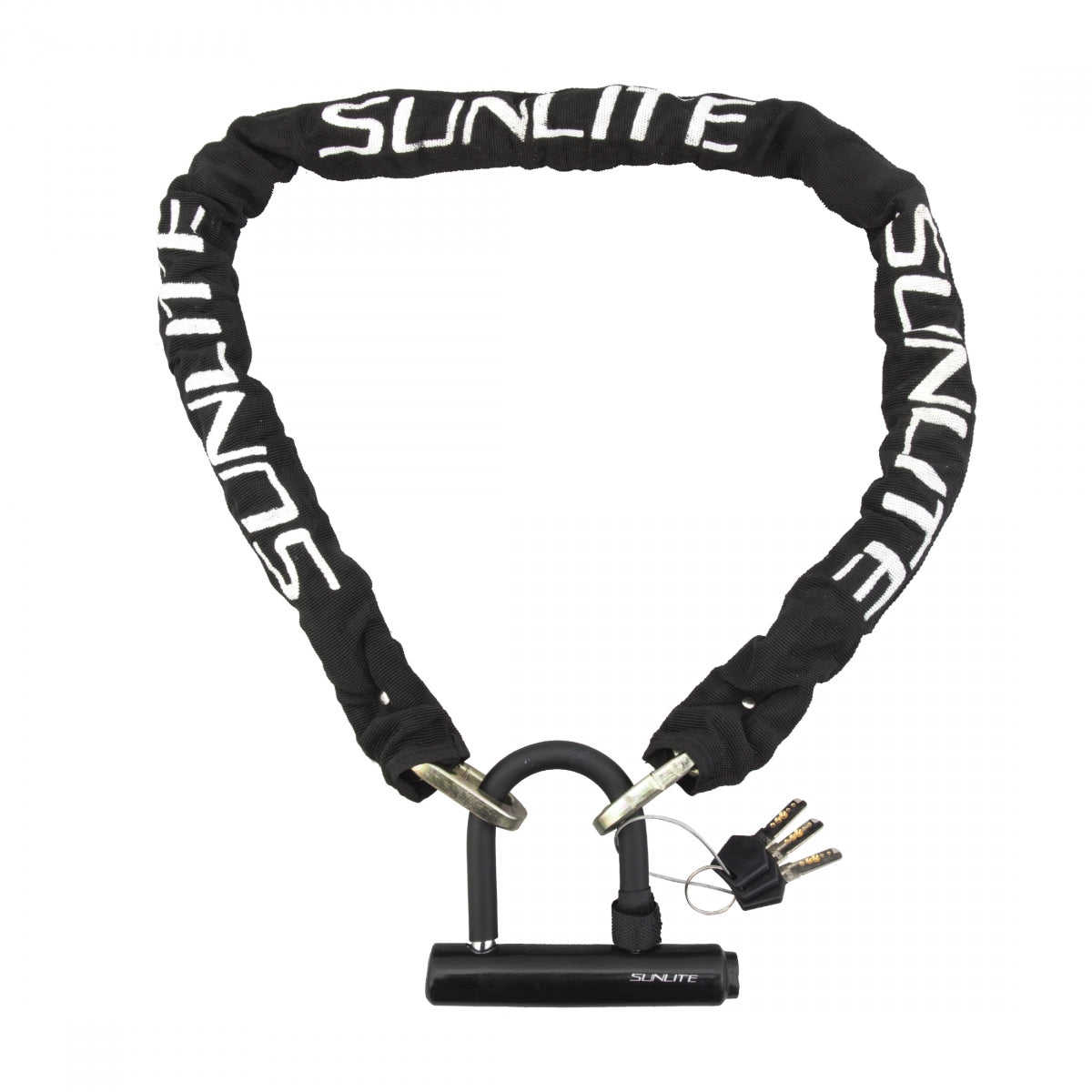 SUNLITE LOCK SUNLT CHAIN 10mmx4f HD w/MINI U-LOCK - SUNLITE