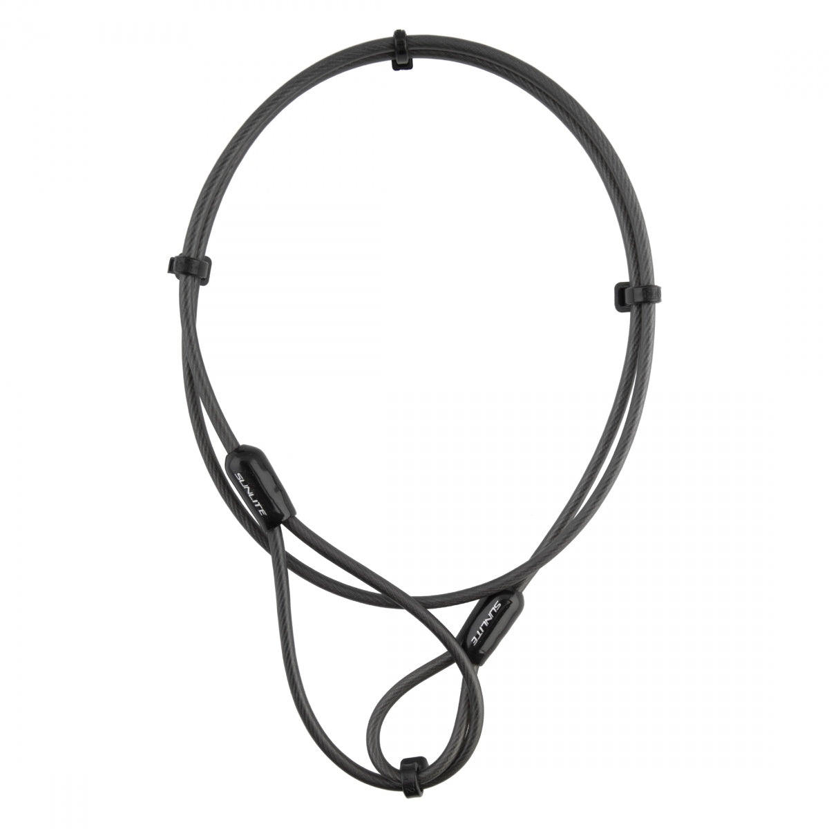 SUNLITE LOCK SUNLT BIKE LEASH CABLE ONLY 3mx2.5f M-BK - SUNLITE