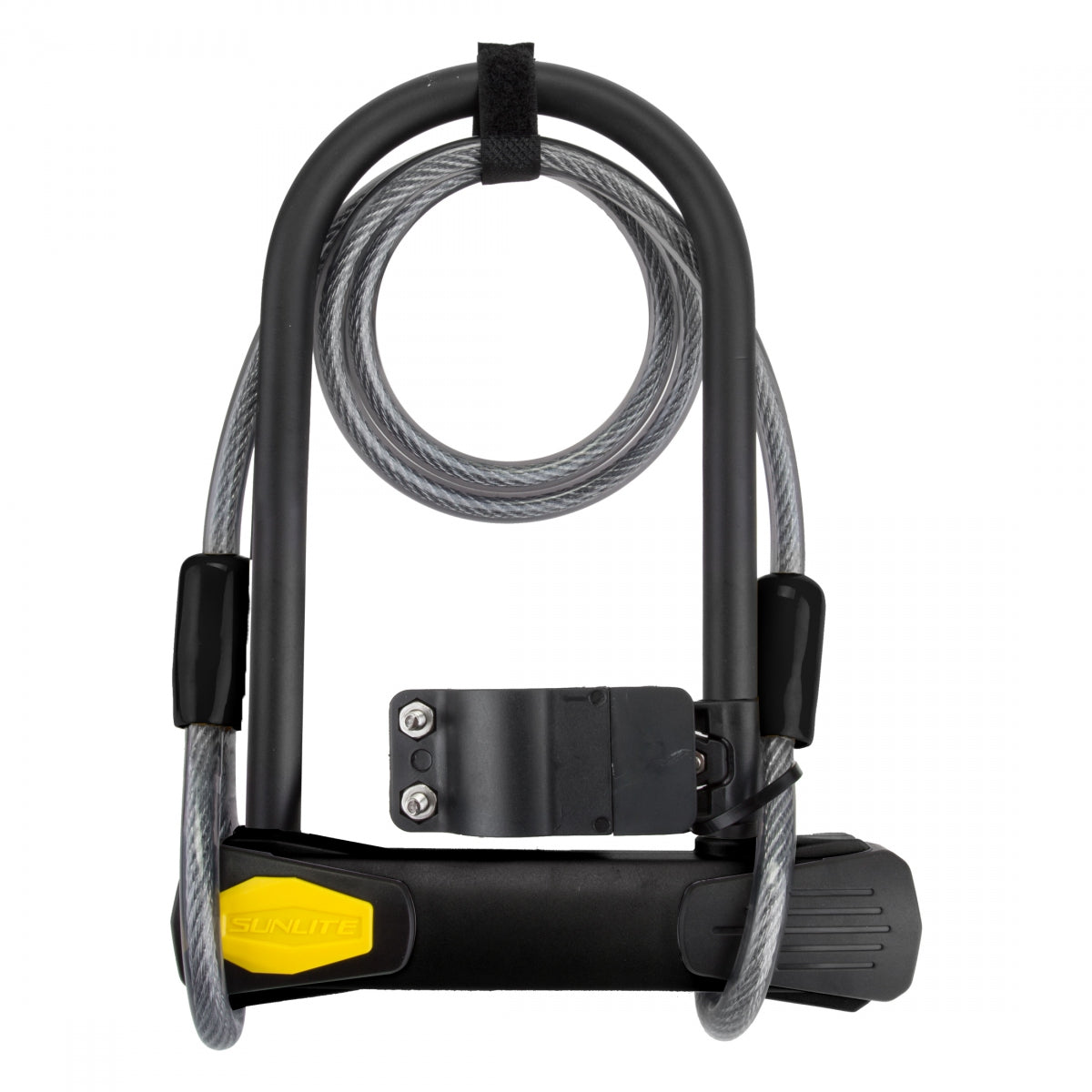 SUNLITE LOCK SUNLT PWR SHIELD U STD 4x7.85/10mmx4f CBL BK w/BRKT - SUNLITE