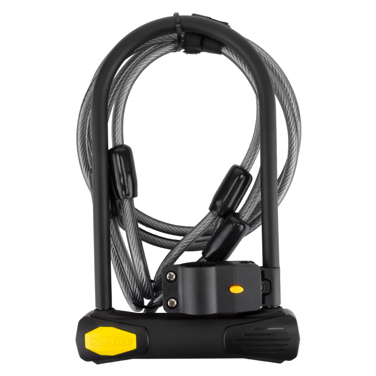 SUNLITE LOCK SUNLT PWR SHIELD U ATB 5x9/10mmx4f CBL BK w/BRKT - SUNLITE