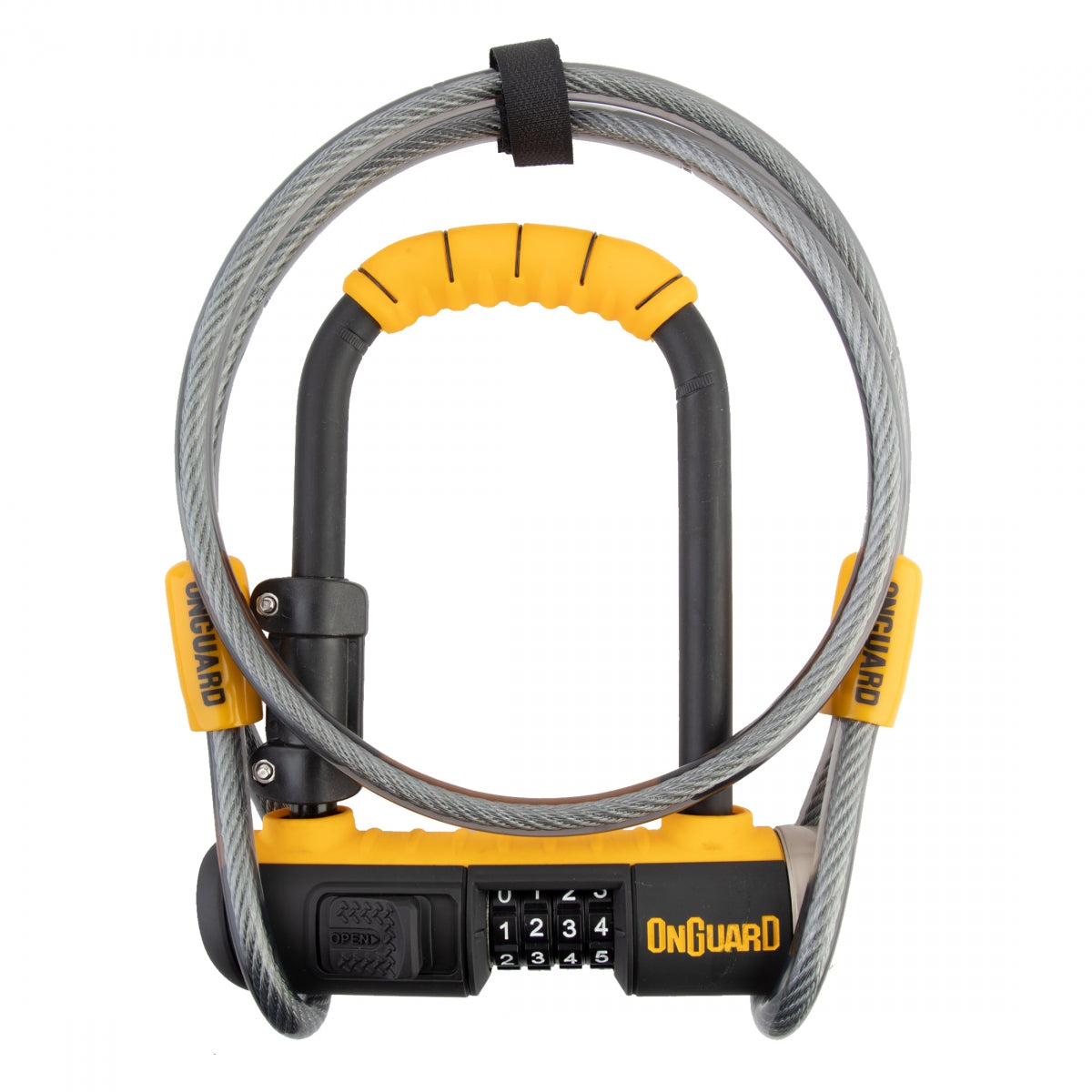 ONGUARD LOCK OG U 8015C BULLDOG MINI DT COMBO 3.5x5.2/10mmx4FrontCBL - ONGUARD
