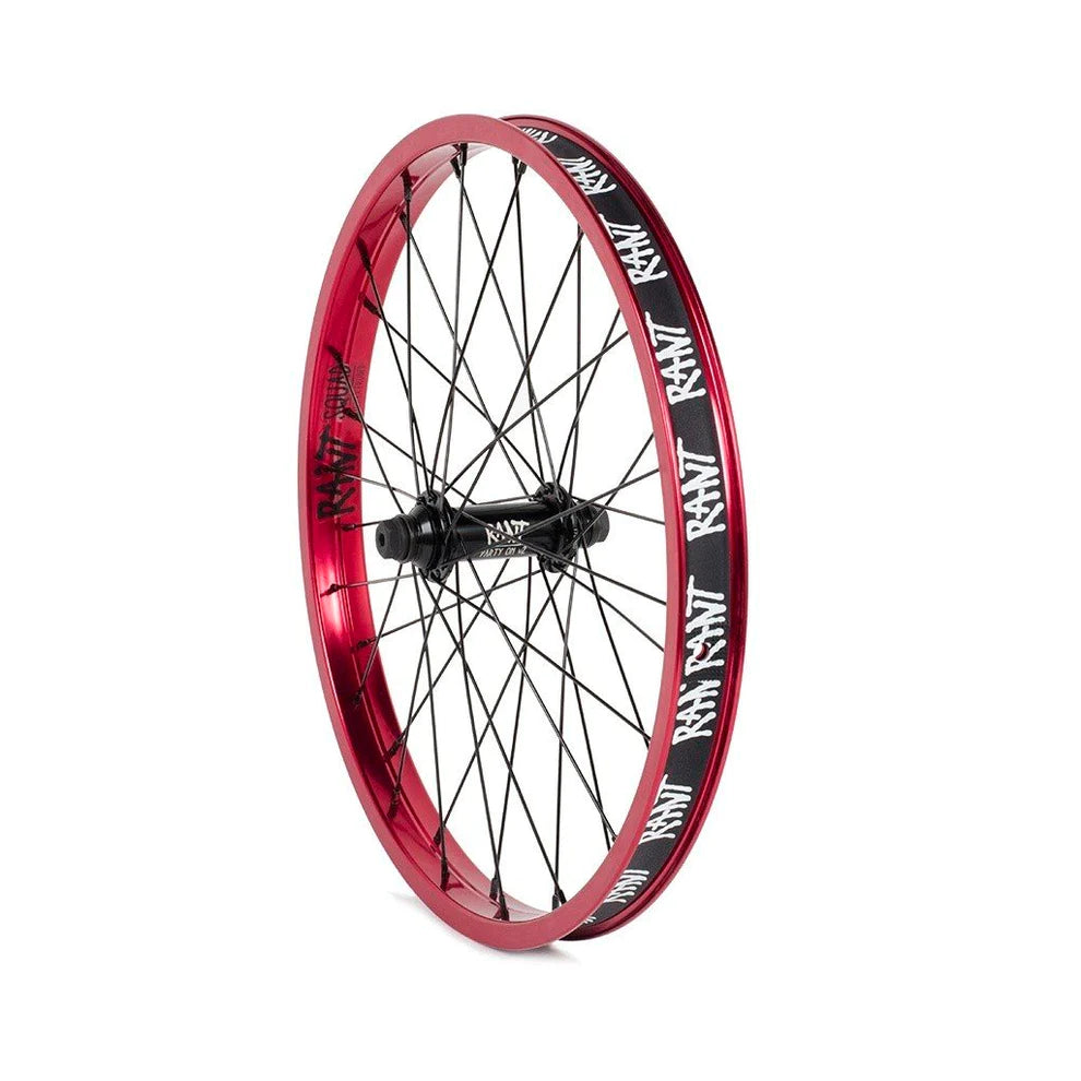 RANT 20" Party On V2 Front Wheel (Black, Gold, Pepto Pink, Red, Silver, Sky Blue)