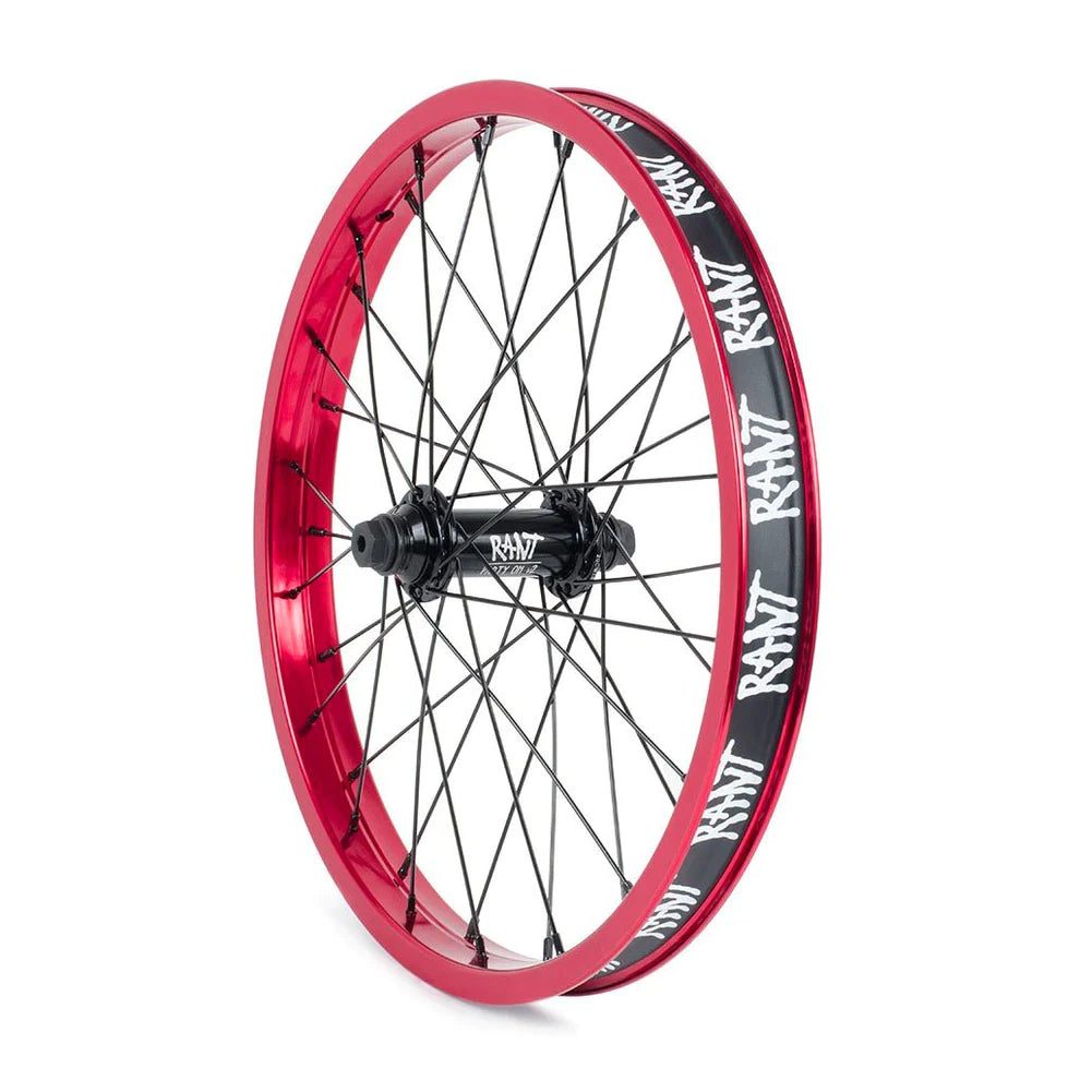 RANT 18" Party On V2 Front Wheel (Black, Blue, Gold, Real Teal, Red, Silver)