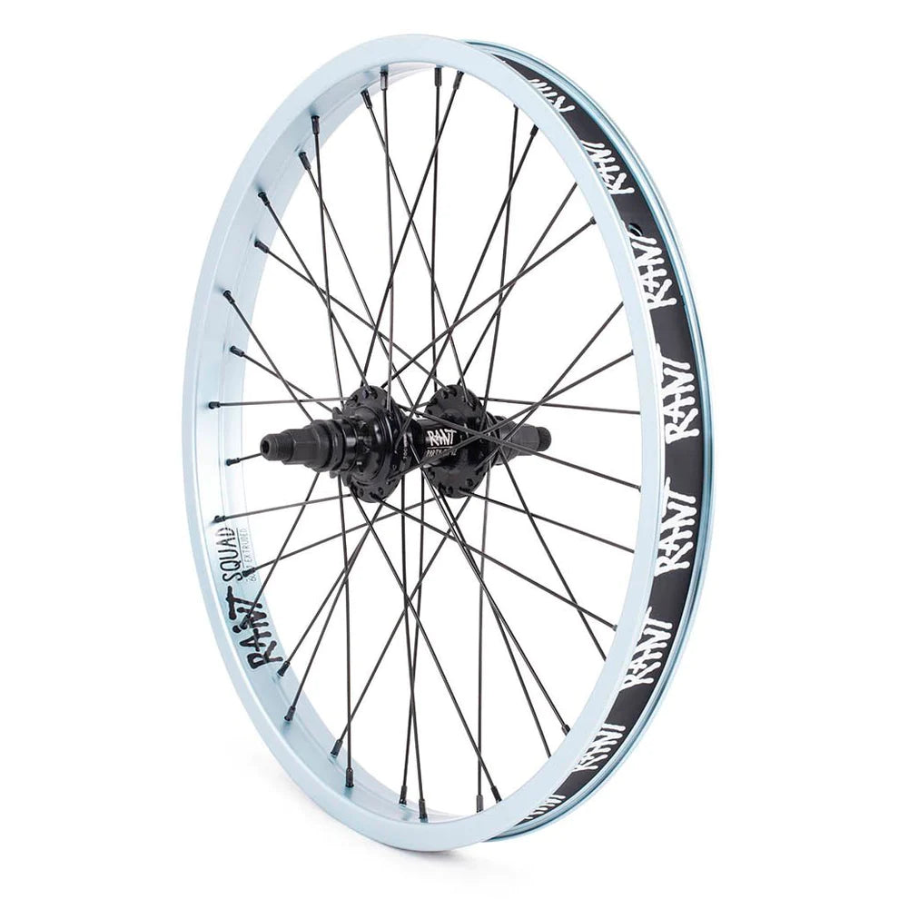 RANT 20" Party On V2 Rear Cassette Wheel (Black, Gold, Orange, Pepto Pink, Red, Silver, Sky Blue)