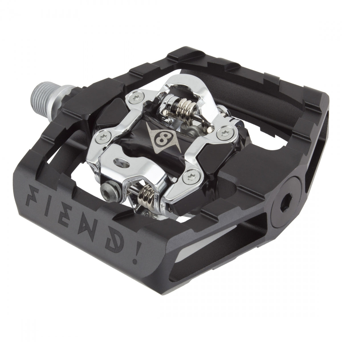 ORIGIN8 PEDALS OR8 FIEND MTB AM DBL CLPLS 9/16 BK/SL - ORIGIN8