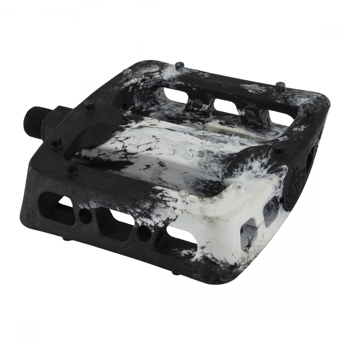 ODYSSEY PEDALS ODY MX TWISTED PRO PC 9/16 BK/WH-SWIRL - ODYSSEY