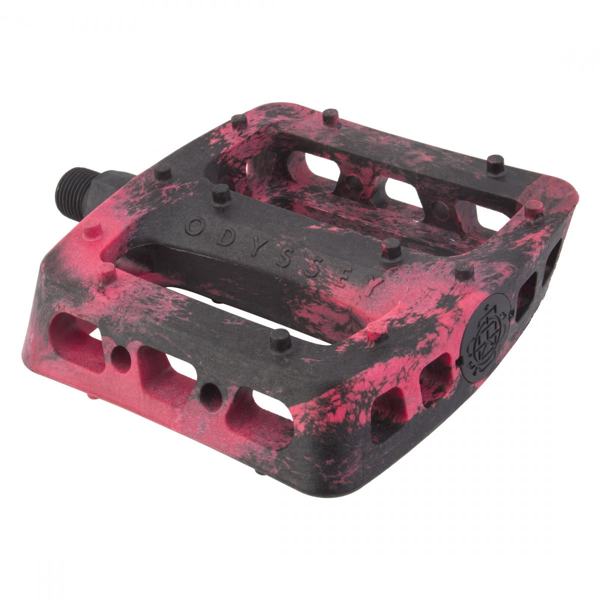 ODYSSEY PEDALS ODY MX TWISTED PRO PC 9/16 BK/RD-SWIRL - ODYSSEY