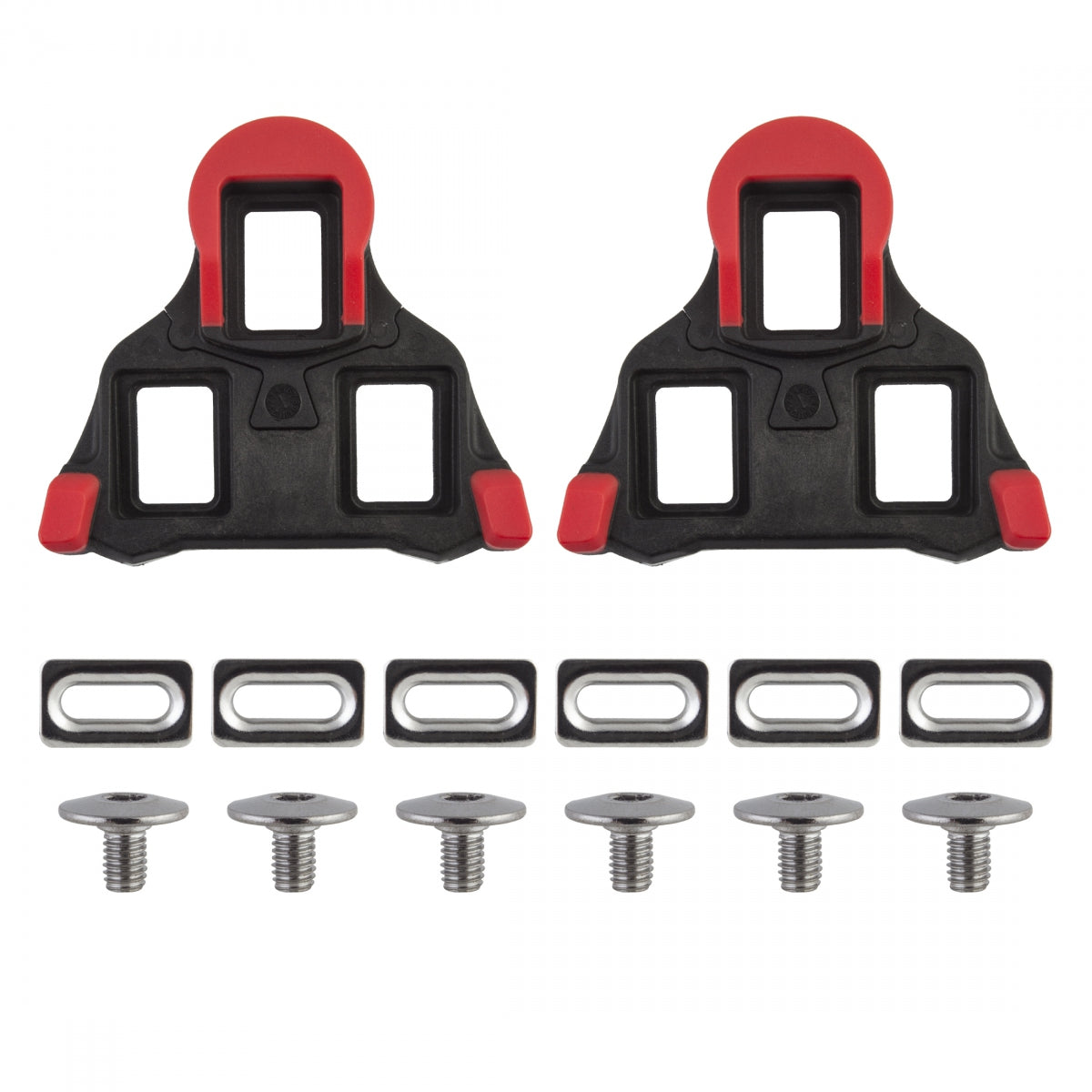 ORIGIN8 PEDAL CLEAT OR8 SPLIT SPD-SL FIXED BK/RD - ORIGIN8