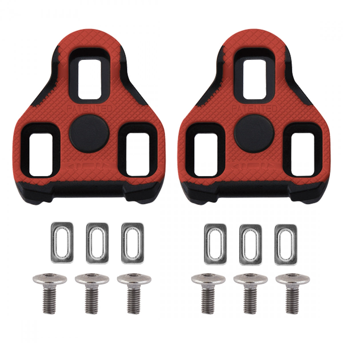 EXUSTAR PEDAL CLEAT EXUSTAR ARC11+ KEO LOOK FLOAT RED (M) - EXUSTAR