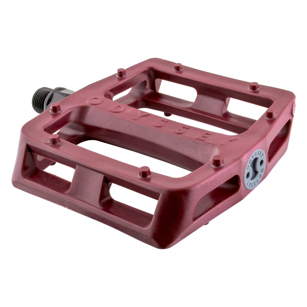 ODYSSEY PEDALS ODY MX GRANDSTAND PC 9/16 MAROON - ODYSSEY