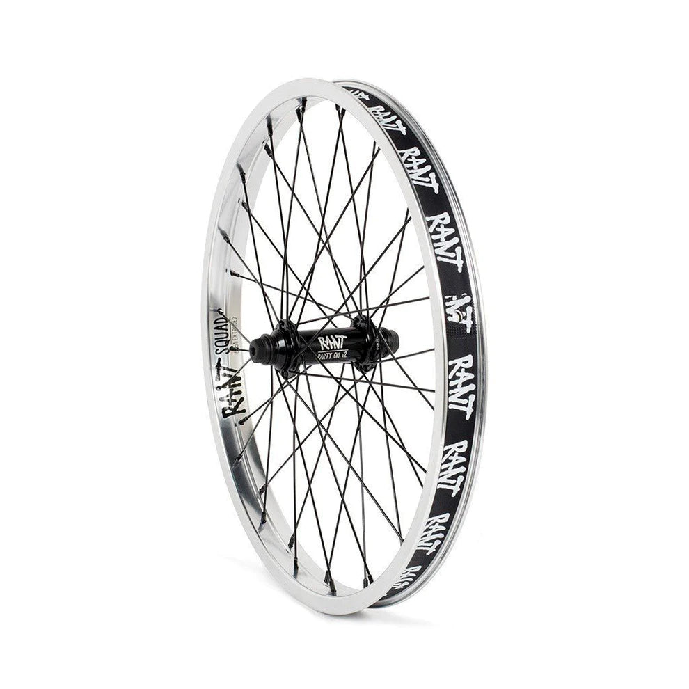 RANT 20" Party On V2 Front Wheel (Black, Gold, Pepto Pink, Red, Silver, Sky Blue)