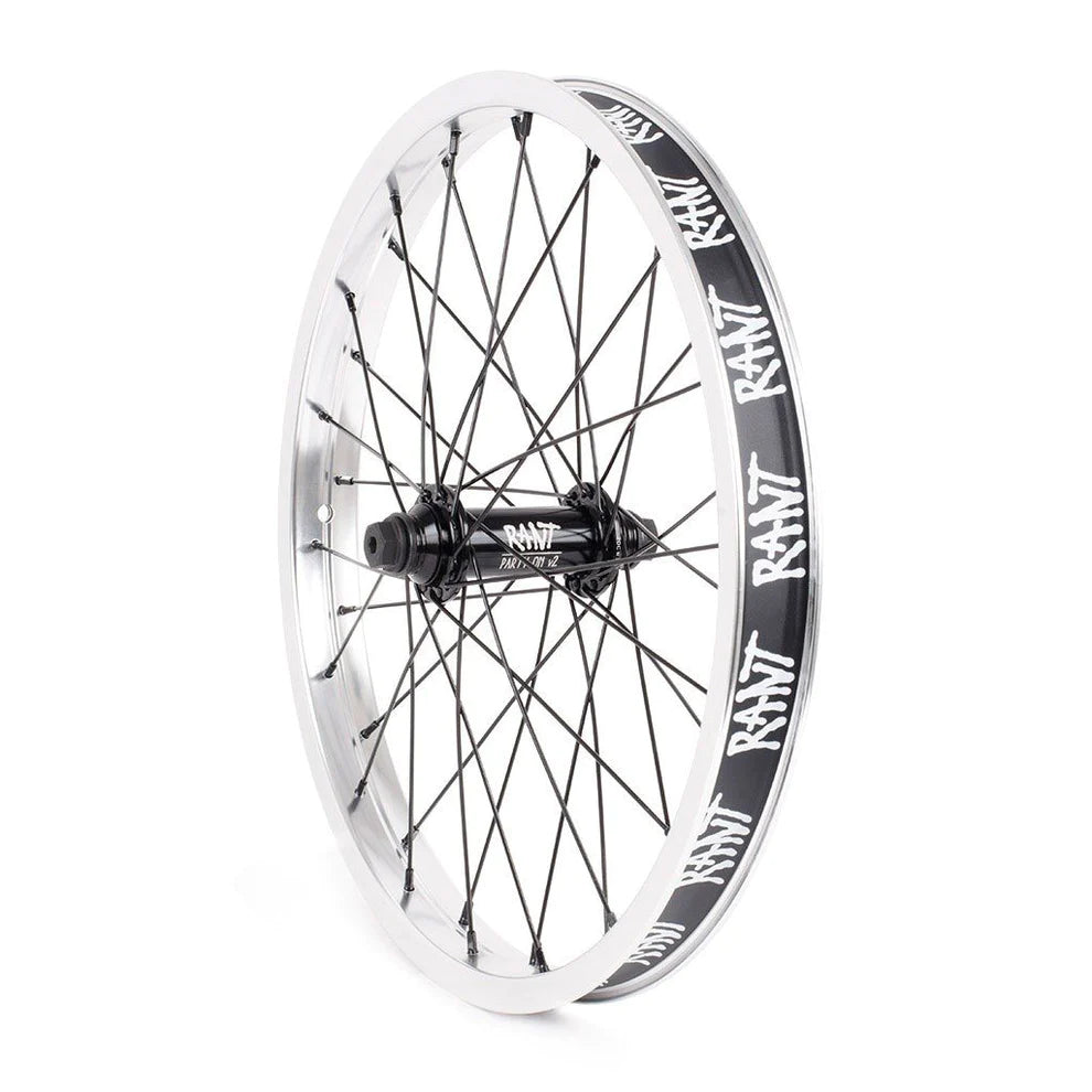 RANT 18" Party On V2 Front Wheel (Black, Blue, Gold, Real Teal, Red, Silver)