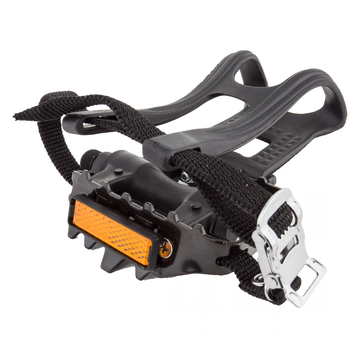 SUNLITE PEDALS SUNLT MTB LOPRO PL/STL wCLP&STRPS9/16 - SUNLITE