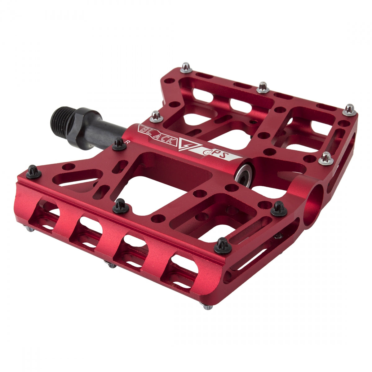 BLACK OPS PEDALS BK-OPS TORQLITE UL CNC 9/16 RED - BLACK OPS