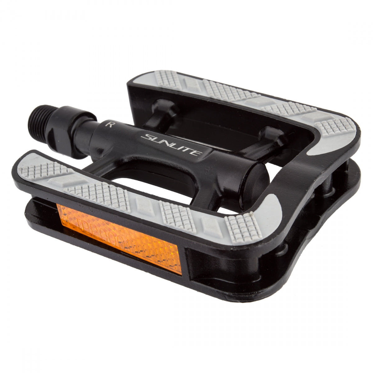 SUNLITE PEDALS SUNLT CITY NON-SLIP BK/GY 9/16 ALY w/RUBBER - SUNLITE
