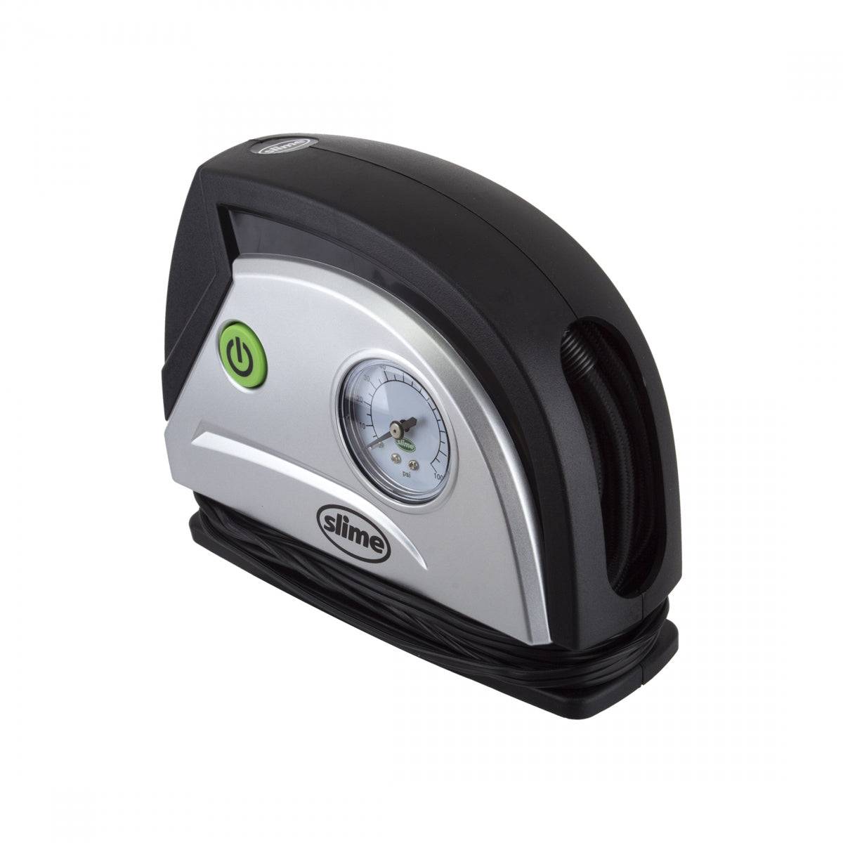 SLIME PUMP SLIME ELECTRIC AIR INFLATOR 12V w/GAUGE+LIGHT - SLIME