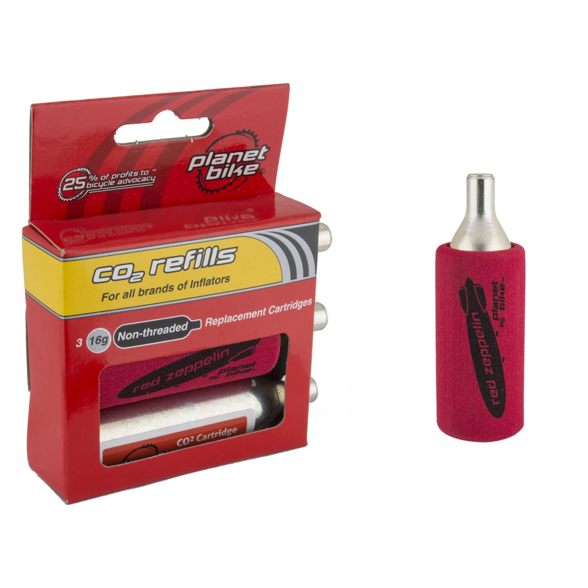 PLANET BIKE PUMP PB Co2 CART 16g TDLS CDof3 - PLANET BIKE