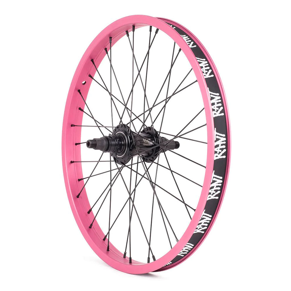 RANT 20" RHD/LHD Freecoaster Wheel (Black, Silver, Matte Gold, Pepto Pink, Sky Blue, Red, Orange)