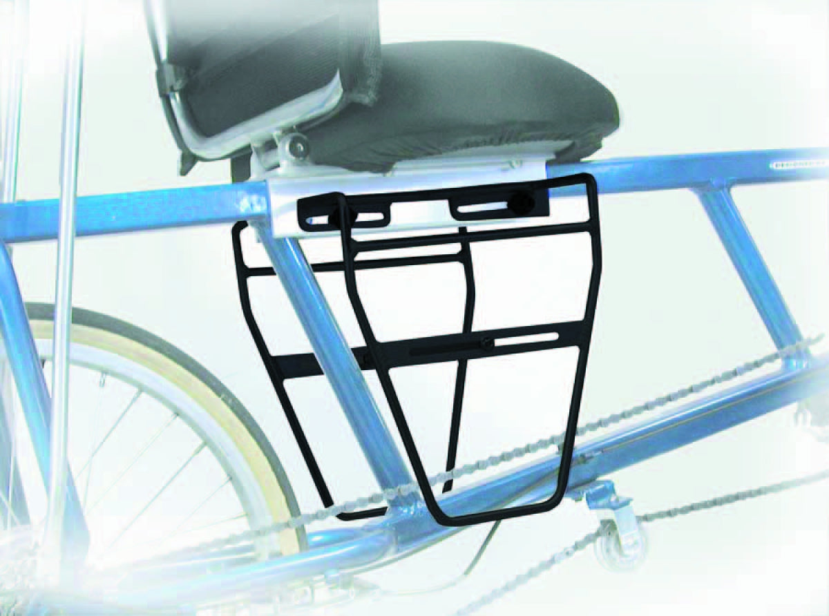 SUN SEEKER BIKE RACK MID SUN SKR EZ-1SC PANNIER ALY Black SKEWERS NOT INCLUDED - SUN SEEKER