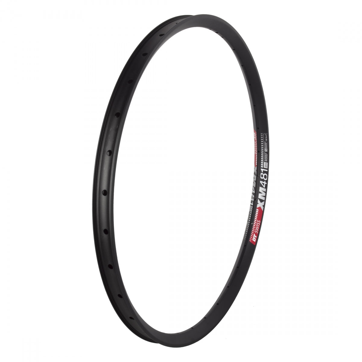 DT SWISS RIM DT 27.5 584x30 XM481 32 BK/DISC PV WELD TBLS w/NIPPLES & WASHERS - DT SWISS