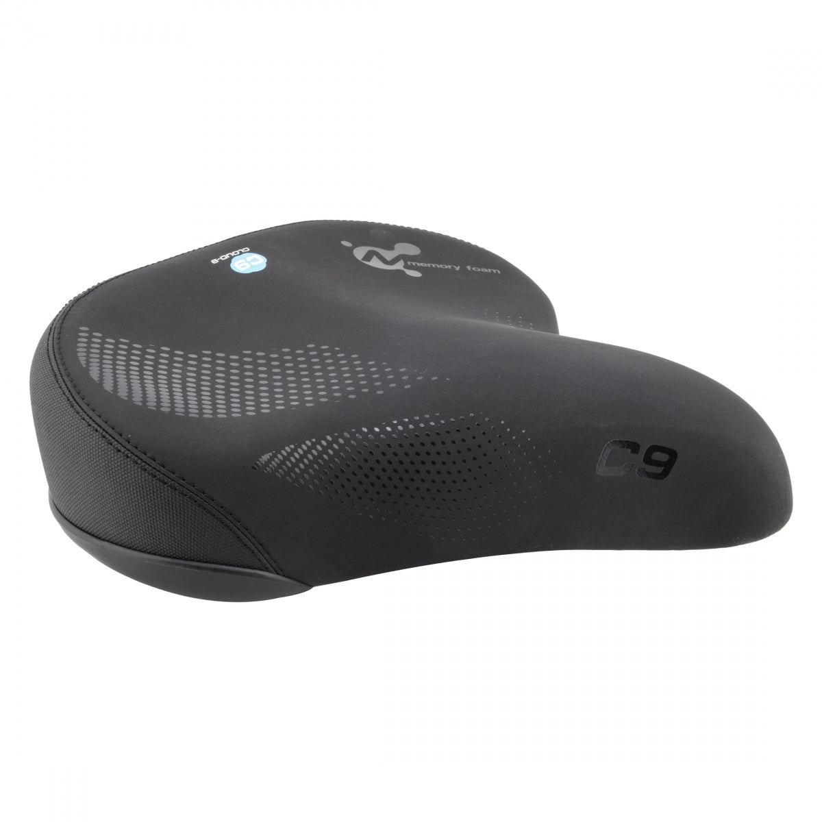 CLOUD-9 SADDLE C9 CRUISER CONTOUR MEMORY FOAM 10.7x10.7 BK - CLOUD-9